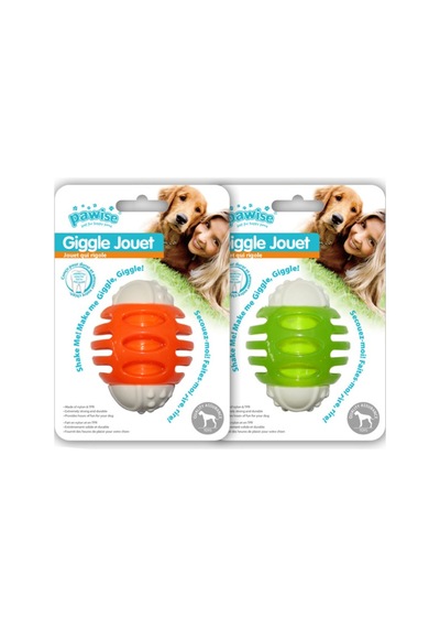 Pawise - 939 - Giggle Jouet Sesli Rugby Topu - Edntrend - 8 Cm