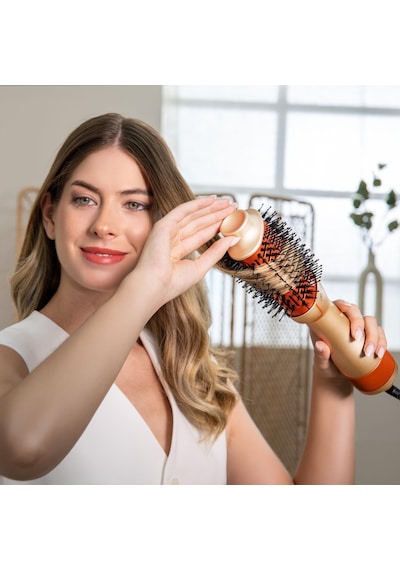 Ceramiccare Unique Olive Saç Kurutma Ve Şekillendirme Fırçası