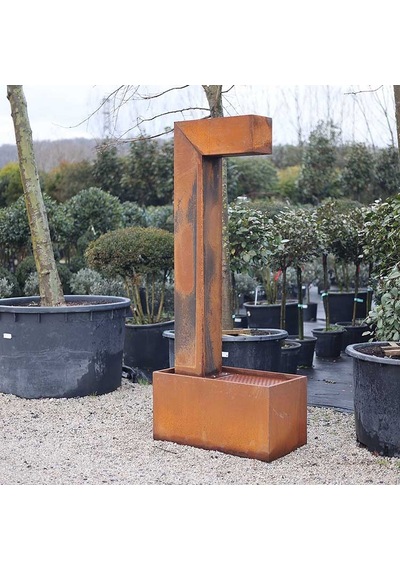 Corten Tekli Su Perdesi
