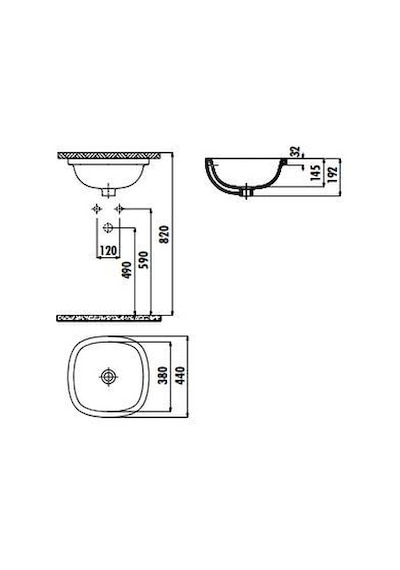 Creavit Solo Tezgah Altı Lavabo So037