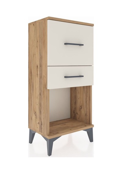 Arges Komodin 2 Çekmeceli 44x30x96 Çam-aytaşı Çam
