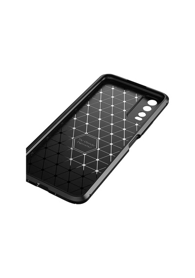 Vivo Y11S Kılıf Zore Negro Karbon Tasarım Silikon Kılıf