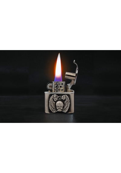 Zekupp Joker Çakmak - Zippo Kuru Kafa Tasarımlı Çakmak N11.3508