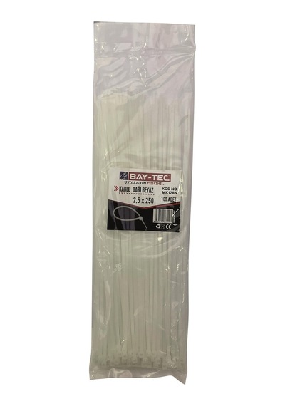 Baytec Cırt Kelepçe Beyaz 2,5 250 Mk1785