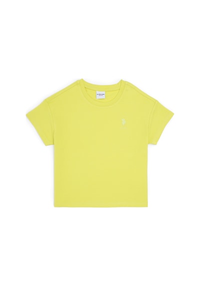 U.S. Polo Assn. Kız Çocuk Fıstık Bisiklet Yaka Tişört 50288124-VR087 U.S. Polo Assn. Kız Çocuk Fıstık Bisiklet Yaka Tişört 50288124-VR087