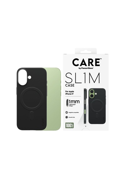Panzerglass Care Süper İnce Kılıf Apple iPhone Uyumlu 17 Siyah