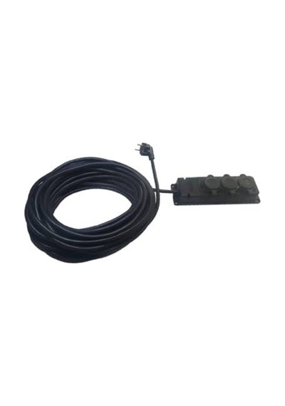 3x1.5 Cca Kablolu 3'lü Kauçuk Priz 20 Metre 1