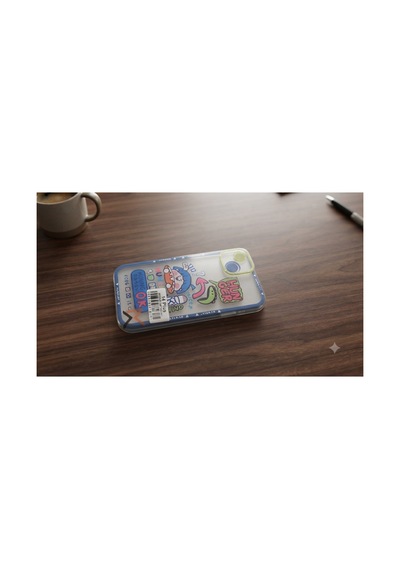 İphone 14 Plus Uyumlu Mımo Renkli Çizgi Film Desen Bksft98-059c8a