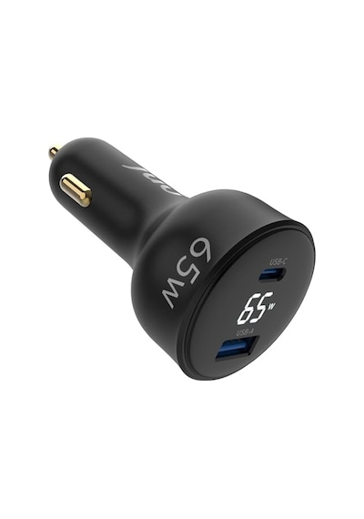 Ayrex Led Ekranlı Type-c Usb-a Araç Şarj Aleti Araç Içi Şarj Cihazı