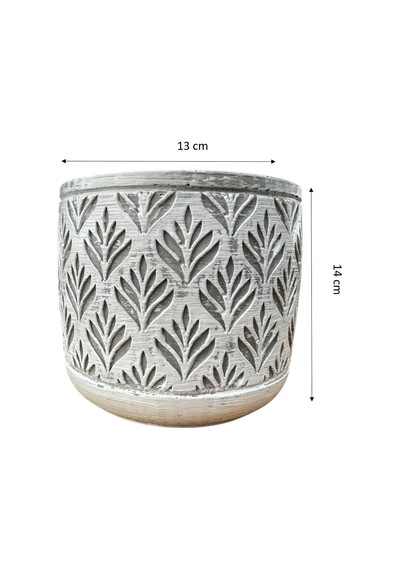 Bitki Tasarımı Ev Dekorasyon Gri Lotus Beton Saksı Çiçeklik Saksılık