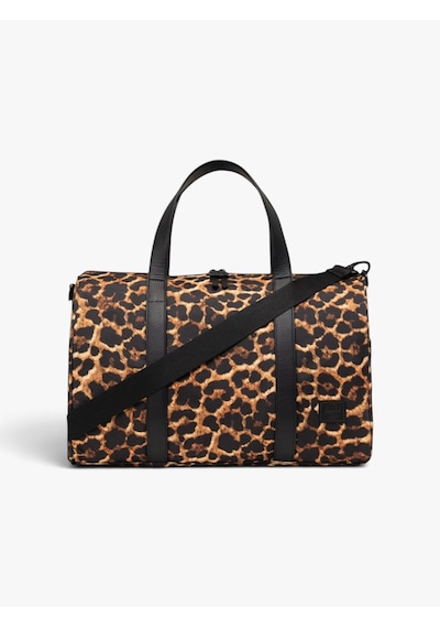 Herschel Novel Duffle Su İtici Kumaş Seyahat Ve Spor Çantası, 26.5 L Uniseks Leopar Çanta - 11449