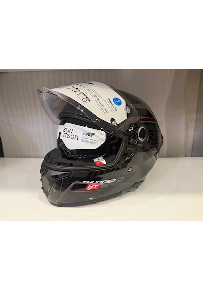 Kask Mt Thunder 4r Sv Luminence D1 Parlak Gri