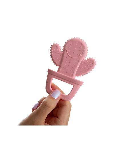 Babyjem Yumuşak Diş Kaşıyıcı Kaktüs Pembe