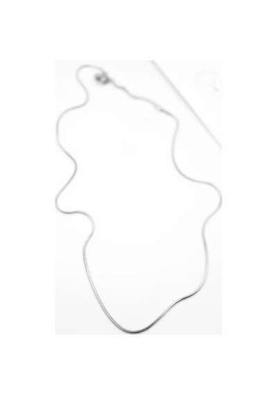 Jenerik Yılan Zincir Kolye - 46cm - Gümüş