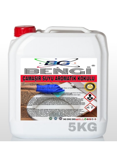 Çamaşır Suyu Aromatik Kokulu 5kg Tekli