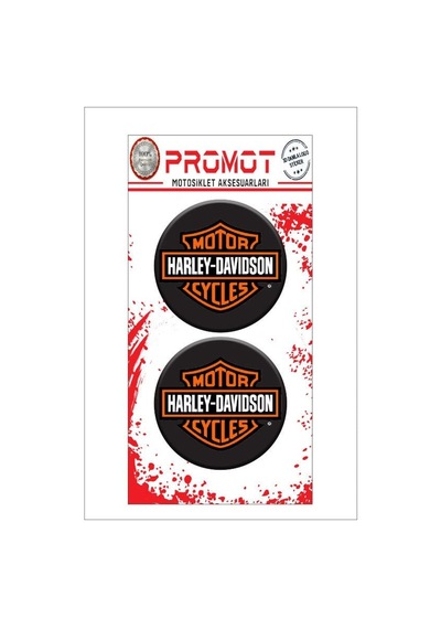 Harley Davıdson Uyumlu Damla Logo Sticker 04