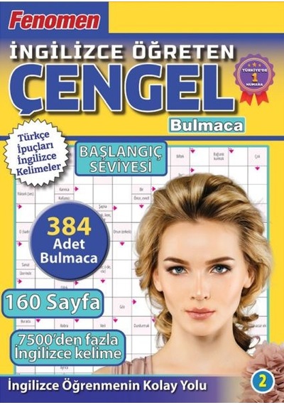 Fenomen İngilizce Öğreten Çengel Bulmaca Başlangıç Seviyesi 2
