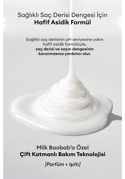 Yıpranmış Saçı Onaran Nemlendirici Saç Kremi Mılk Baobab Original Treatment White Soap 70ml