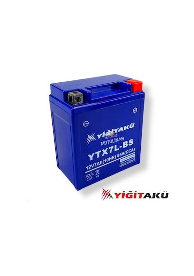 12 V 7 Ah Amper 2023 Ytx7l Bs Akü Activa Cbf Boxer150 Yiğit Akü