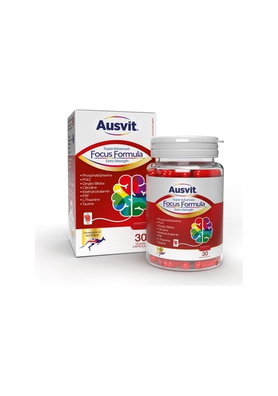 Focus Formula Fosfotidilserin Ve L-teanin İçeren Kapsül Takviye Edici Gıda 30 Vegan Caps