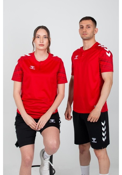 Hummel Line Kamp Tişört Kırmızı