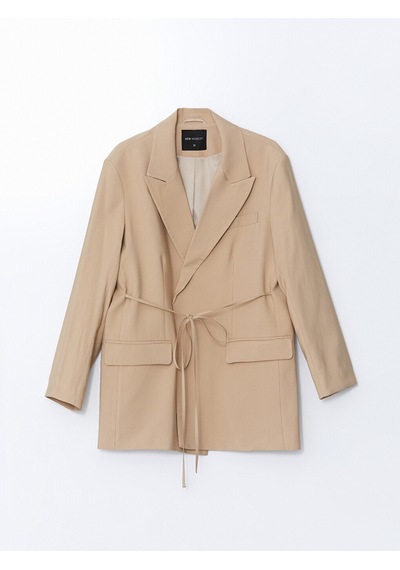 Lcw Modest Bej Kadın Blazer Ceket