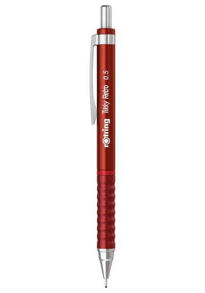Rotrıng Tıkky Retro Mekanızmalı Metalik Kırmızı 0.5 Mm