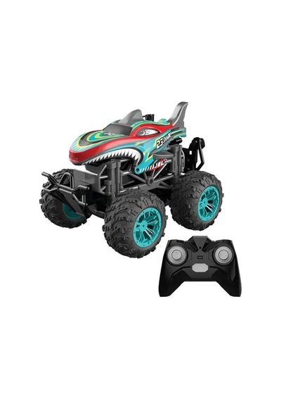 Şarjlı Kumandalı 360 Derece Dönebilen Duman Atan Off-road Aracı Oyuncak Araba Kırmızı - Mavi Kırmızı - Mavi