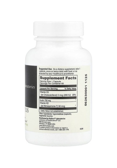 Davinci Laboratories, Vitamin K2 Plus, 60 Capsules