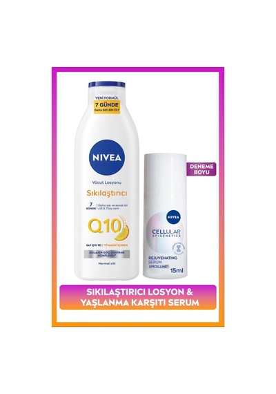 NIVEA Sıkılaştırıcı Losyon 250 ML + Cellular Epigenetics Rejuvenating Serum 15 ML