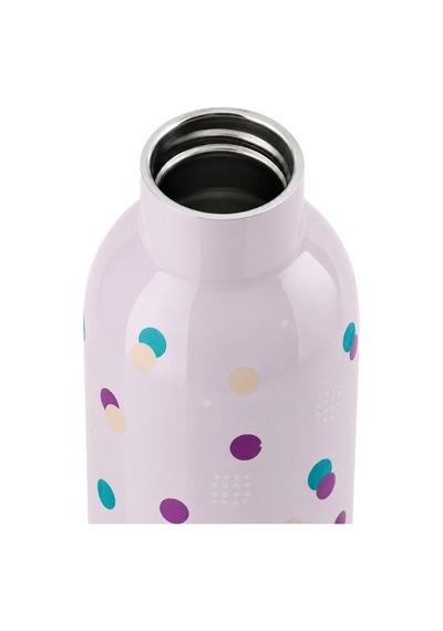 Mamawata Bubbles Paslanmaz Çelik Termos Matara 470 Ml Sızdırmaz Yalıtımlı Suluk Açık Pembe