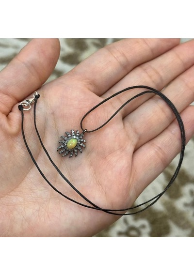 Allahverdi Türkmen Opal Elmas Kolye 095