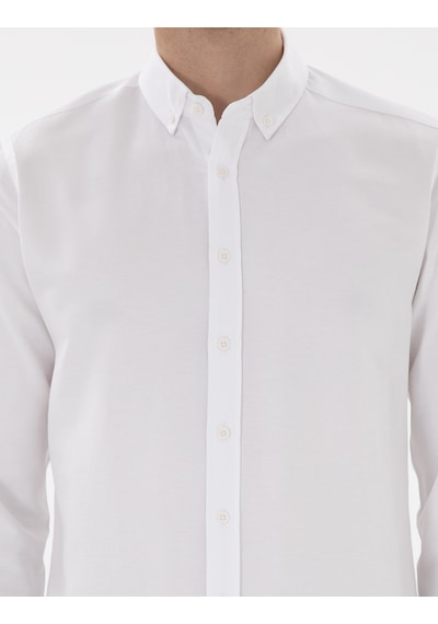 Pierre Cardin Erkek Beyaz Gömlek Desenli 50304764-vr013 Beyaz
