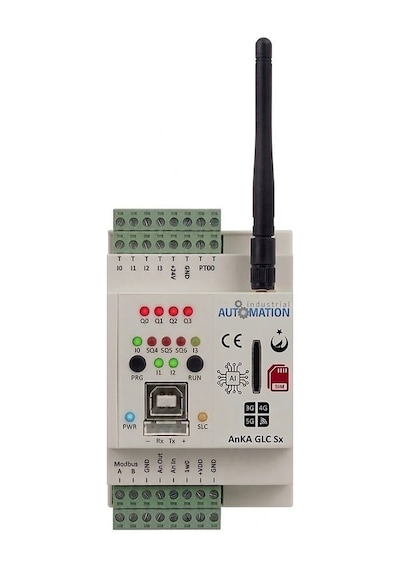 Anka Glc-sx ,ray Tip 220vac/24vdc 4d1a1pt/7d1a Gsm Plc Cpu Modül