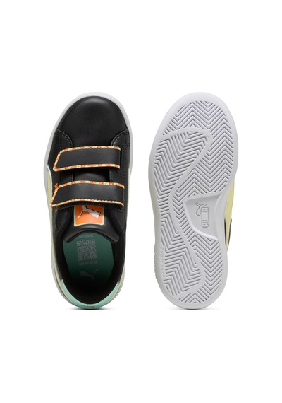Puma Smash 3.0 Playdate V Siyah Erkek Çocuk Sneaker Siyah-turuncu-sarı Puma Smash 3.0 Playdate V Siyah Erkek Çocuk Sneaker Siyah-turuncu-sarı
