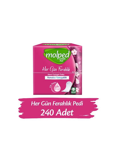Molped Her Gün Ferah Günlük Pedi 240 Adet