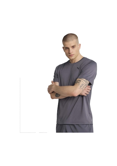 Puma Tad Ess Solid Cat Erkek Gri Antrenman T-shirt 52590869 Gri