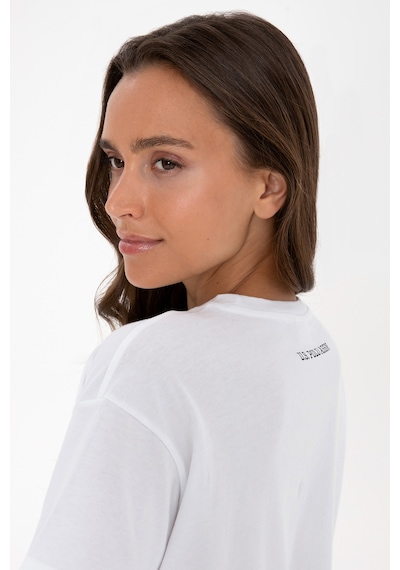 U.s. Polo Assn. Kadın Beyaz Tişört 50320031-vr013 Beyaz