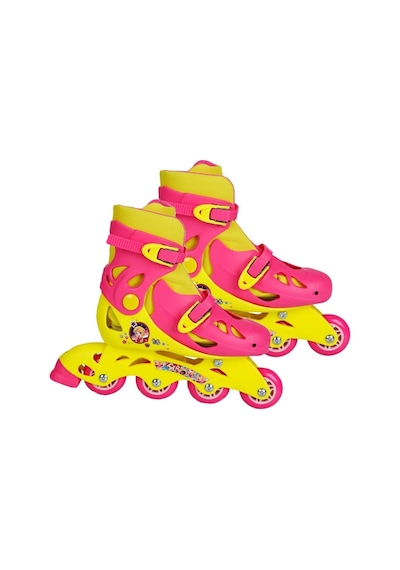 Polly Pocket Inline 4 Teker Paten 34-37 Numara Pembe - Sarı Polly Pocket Inline 4 Teker Paten 34-37 Numara Pembe - Sarı