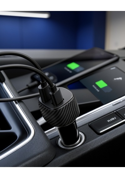 38w Araç Şarj Cihazı Type-c Usb Çift Çıkış