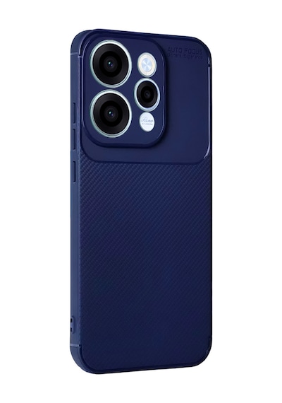 Adige Oppo Reno 15 F Kılıf Negro Karbon Desen Silikon
