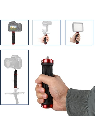 Kamera Montaj Seti Aksiyon Kamera Montaj Aparatı Ve Telefon Tutucu, 1/4 Ve 3/8 Vida Girişli Evrensel Dslr, Led Işık Ve Akıllı Telefon Montaj Seti, Hnd1