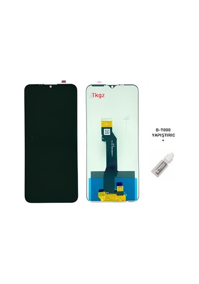 Tkgz Omix X5 Uyumlu Lcd Ekran Dokunmatik Service Pack Lcd Ekran + B-7000