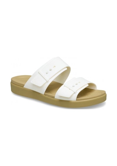 Crocs Brooklyn Buckle Low Low Kadın Terlik-32846 Beyaz