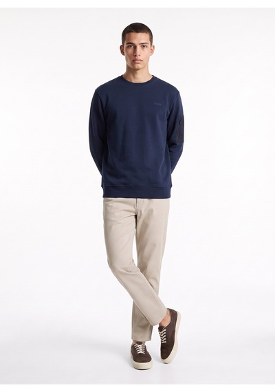Jeep Lacivert Erkek Sweatshirt J5wm-swt7390 Koyu Lacivert