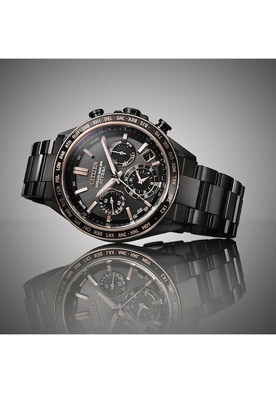 Citizen Eco-drive Attesa Satellite Wave Cc4074-61w Erkek Kol Saati Füme