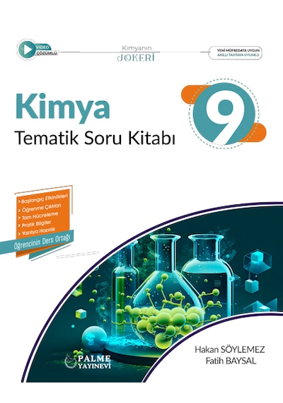 Palme 9.sınıf Joker Kimya Tematik Soru Kitabı
