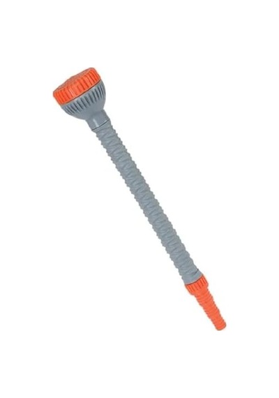 Genel Uzun El Süzeği, Gri Ve Turuncu, 25 Cm Sap Uzunluğu, Metal Malzeme, Derin Tencereler İçin Pratik Kullanım