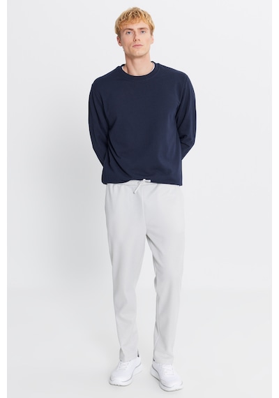 AC&Co / Altınyıldız Classics Erkek Grı Pamuklu Standart Fit Normal Kesim Beli Bağlamalı Yan Cepli Jakarlı Eşofman Altı Gri AC&Co / Altınyıldız Classics Erkek Grı Pamuklu Standart Fit Normal Kesim Beli Bağlamalı Yan Cepli Jakarlı Eşofman Altı Gri