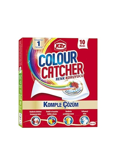 K2r Colour Catcher Renk Koruyucu 10&apos Lu Mendil 1 X 10 Adet 1000'li Set